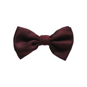RYAN SEACREST Mens Burgundy Ribbed Pre-Tied Bow Tie
